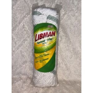 LIBMAN Tornado Mop Easy‎ to Change Refill Made from Recycled Fibers #02031 NEW